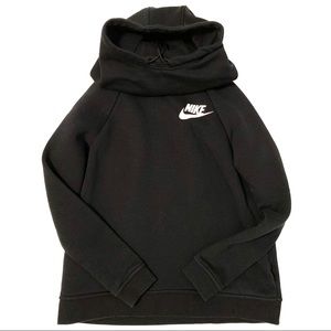Nike Black Hoodie - Hooded Sweatshirt (Small)